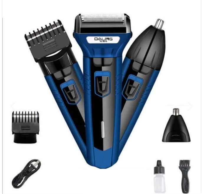 Afeitadora Recargable Gemei 3 En 1
